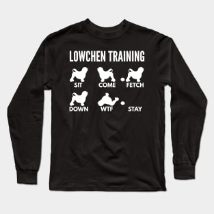 Lowchen Training Little Lion Dog Tricks Long Sleeve T-Shirt